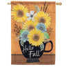Harvest Sunflower Dura Soft House Flag
