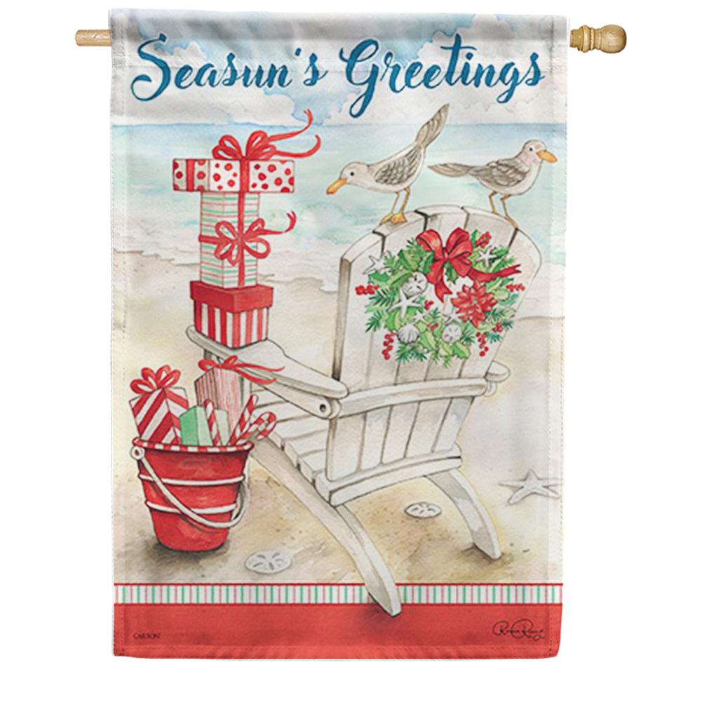 Holidays at the Shore Dura Soft House Flag