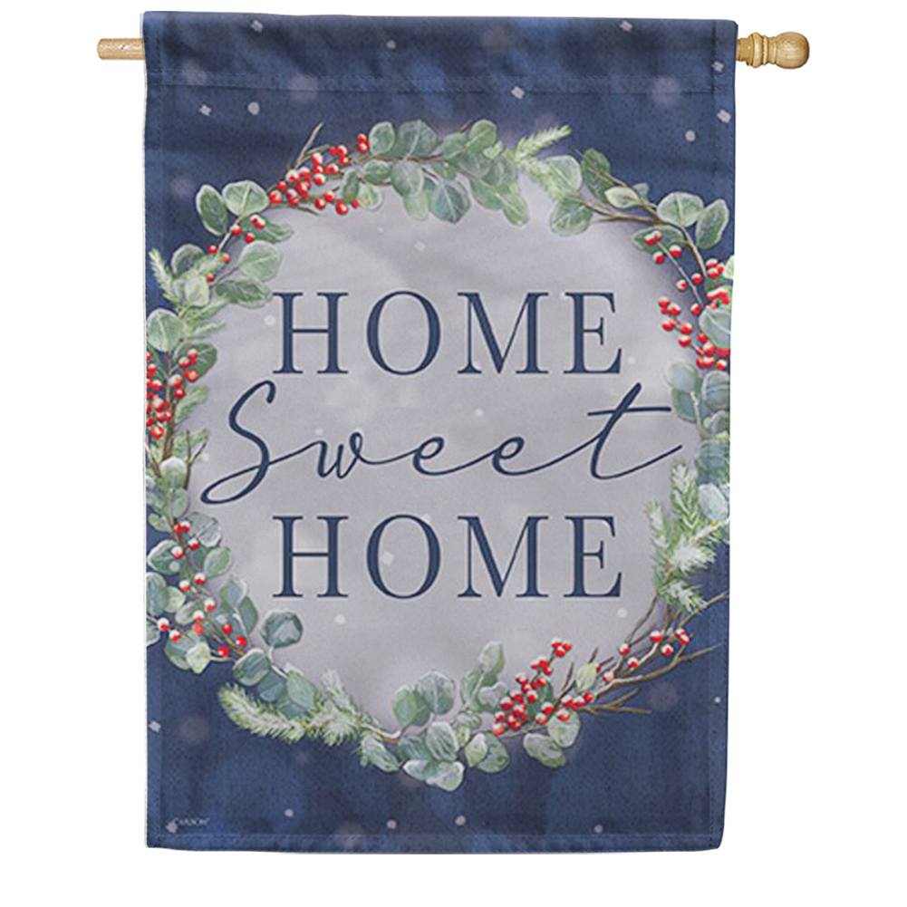 Frosty Winter Dura Soft House Flag