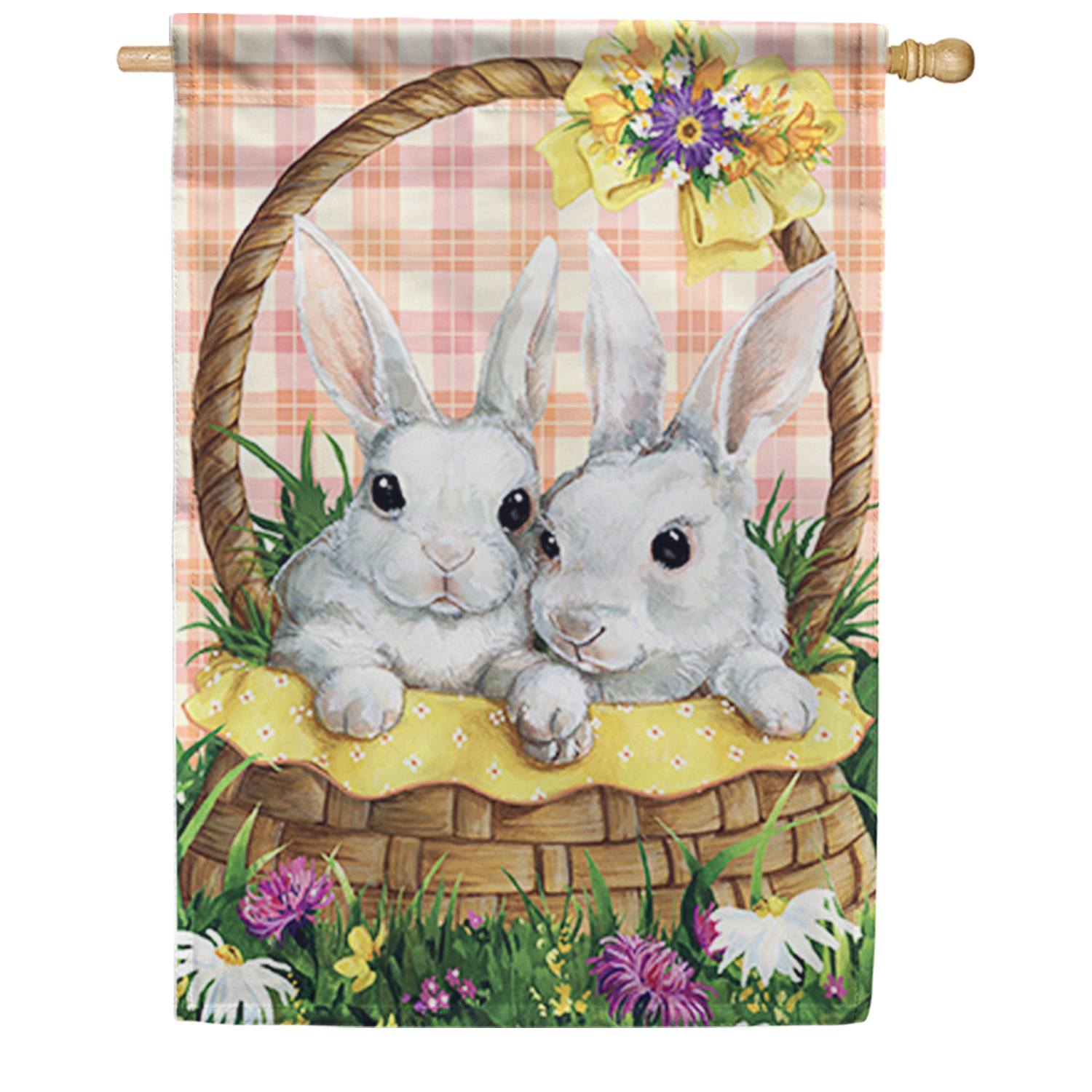 Bunny Buddies Dura Soft House Flag