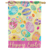 Bright Egg Easter Dura Soft House Flag