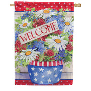 Welcome Sign Dura Soft House Flag