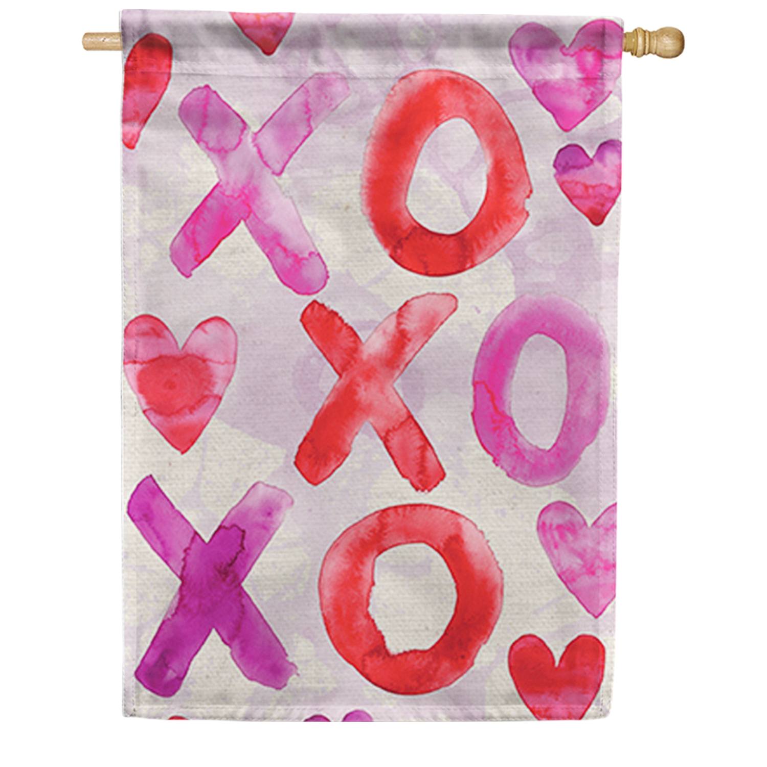 X's & O's Dura Soft House Flag