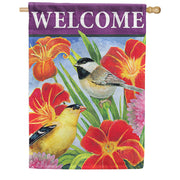 Friendly Welcome Dura Soft House Flag