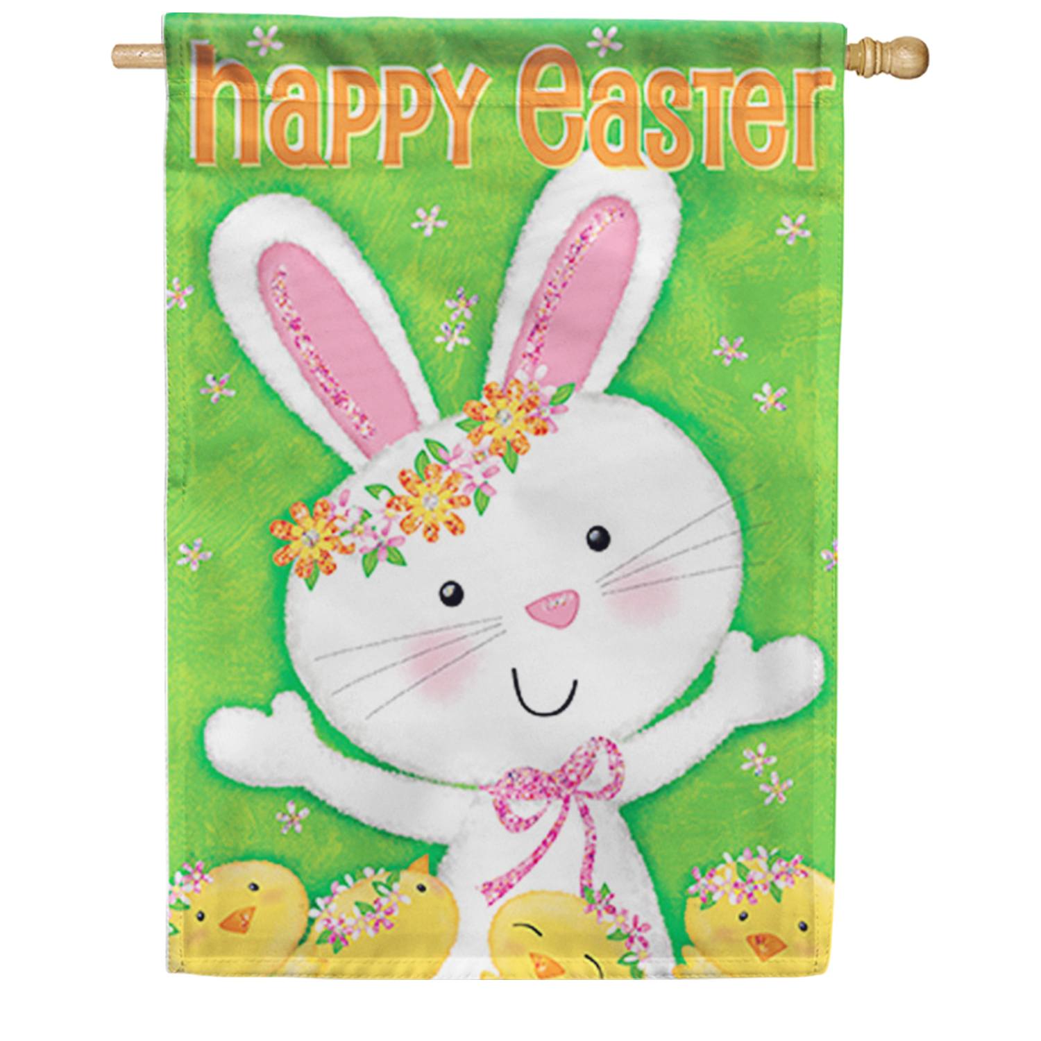 Easter Cuties Dura Soft House Flag