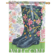 Welcome Boots Dura Soft House Flag