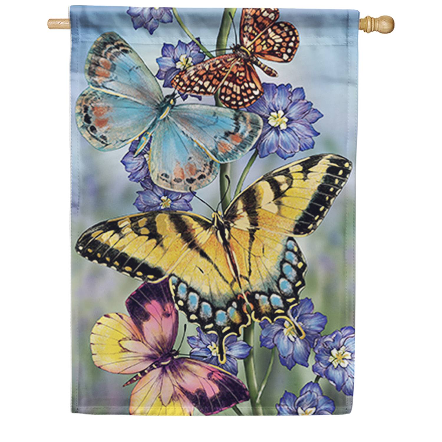 Winged Trio Dura Soft House Flag