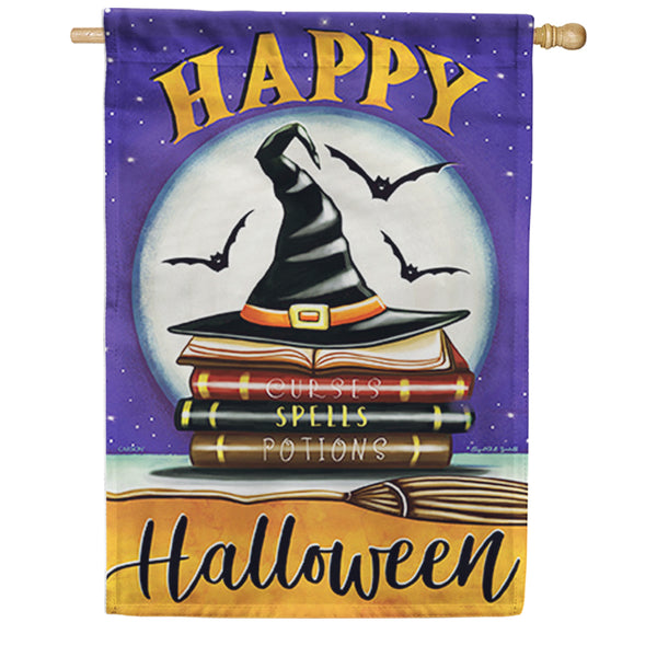Witch Hat & Boots Dura Soft House Flag