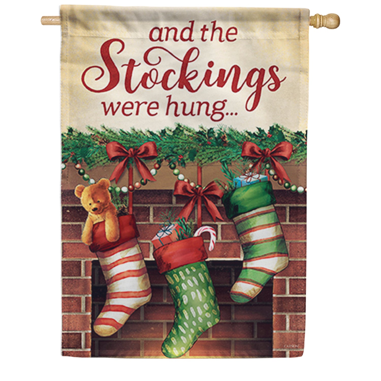 Christmas Stockings Dura Soft House Flag