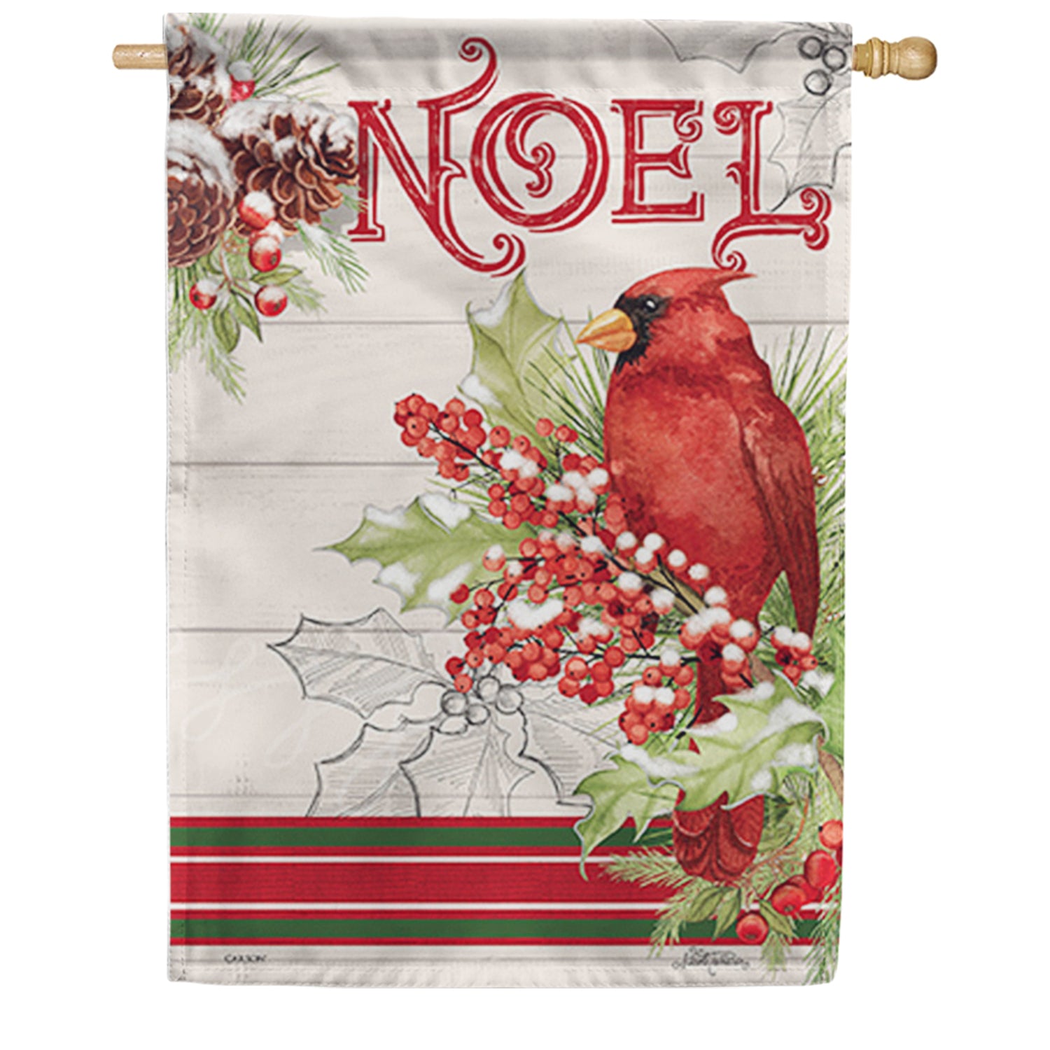 Noel Cardinal Dura Soft House Flag