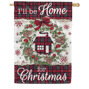 Plaid Cabin Dura Soft House Flag