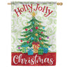 Holly Jolly Tree Dura Soft House Flag