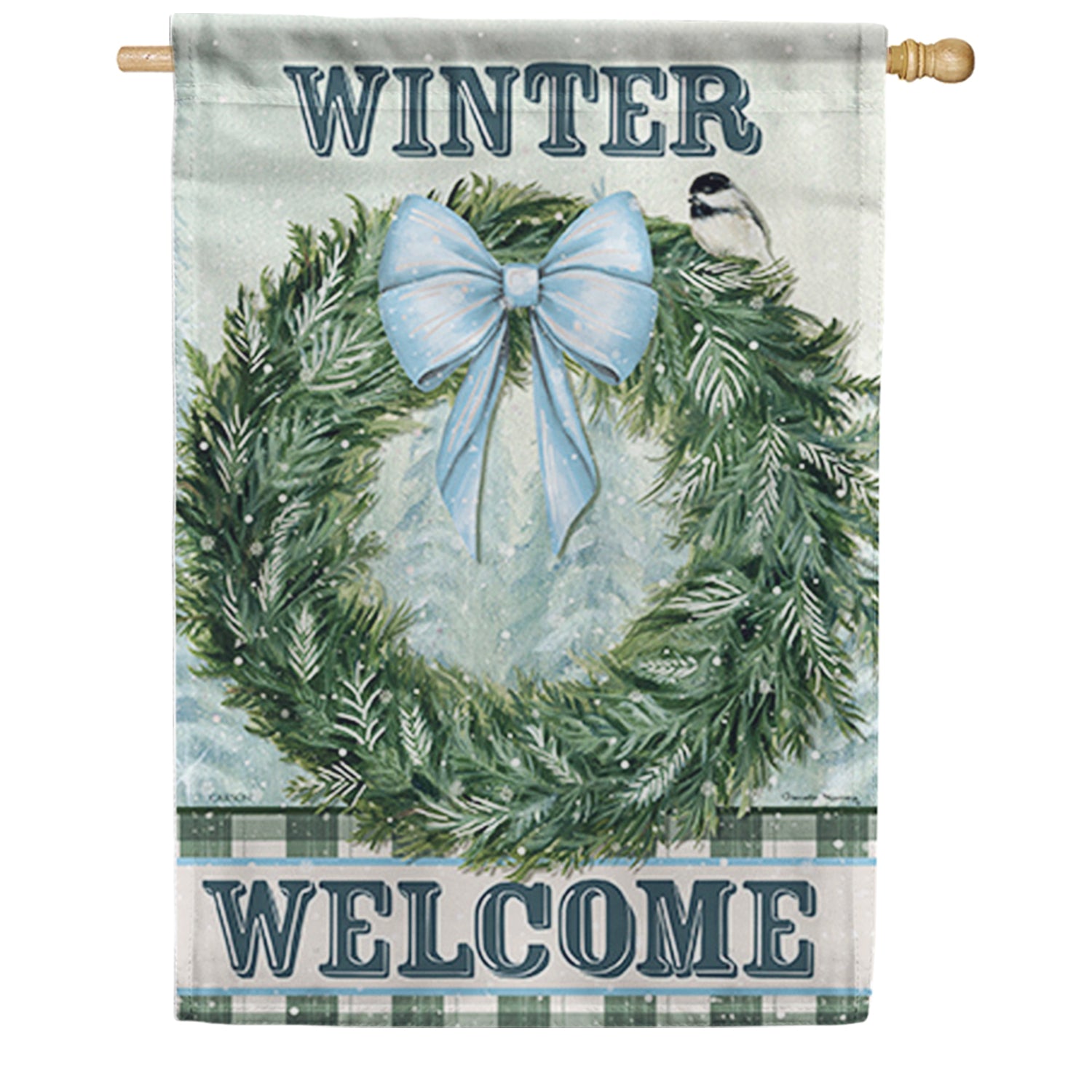 Winter Magic Dura Soft House Flag