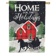 Home for the Holiday Dura Soft House Flag