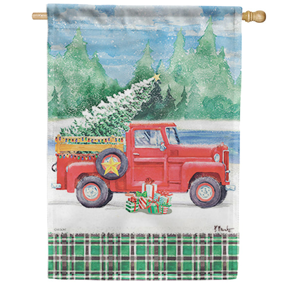 Holiday Traditions Dura Soft House Flag