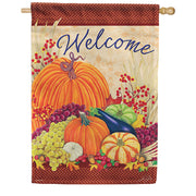 Thanksgiving Bounty Dura Soft House Flag