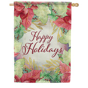 Holiday Wishes Dura Soft House Flag