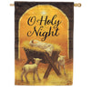 Holy Night Nativity Dura Soft House Flag