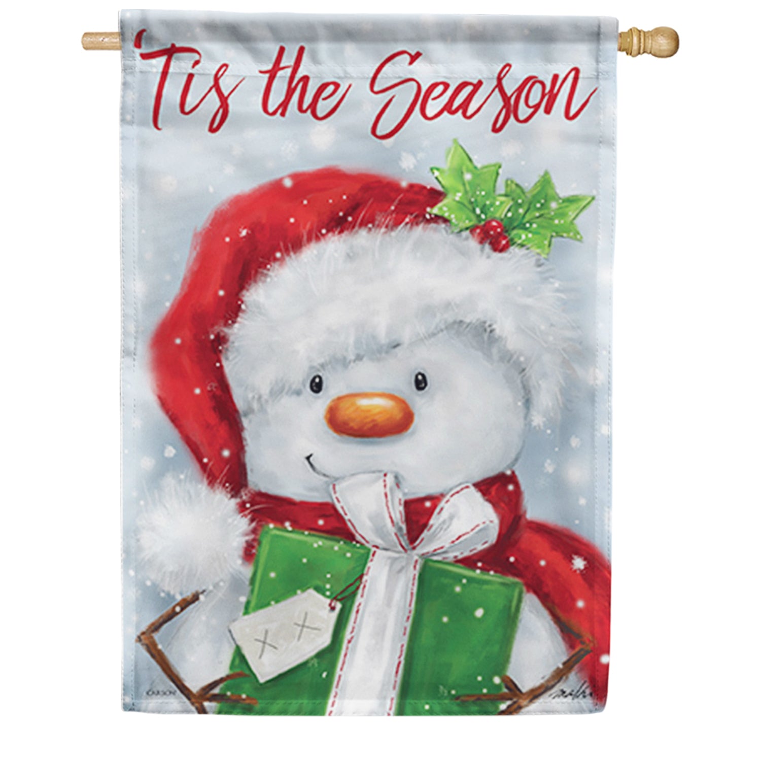 'Tis the Season Dura Soft House Flag