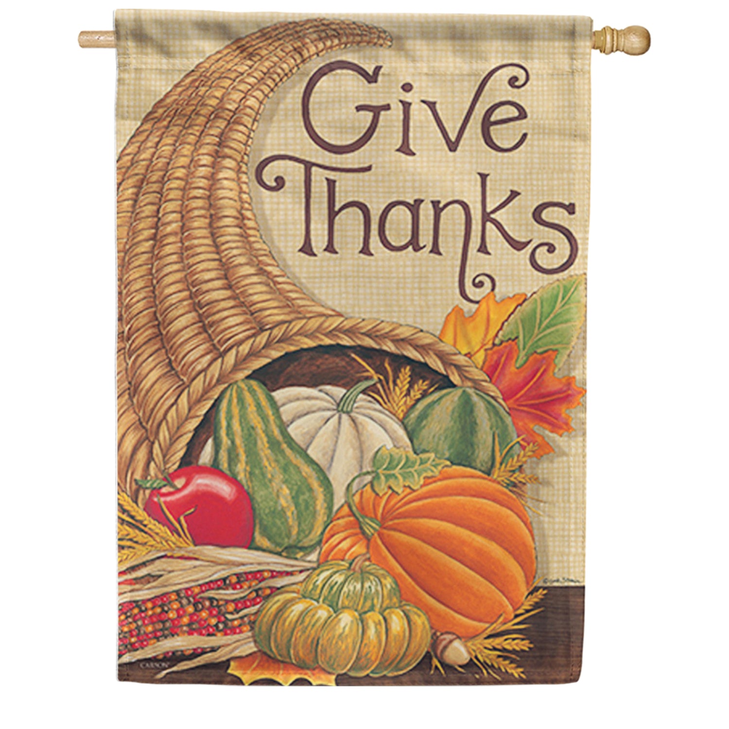 Classic Cornucopia Dura Soft House Flag