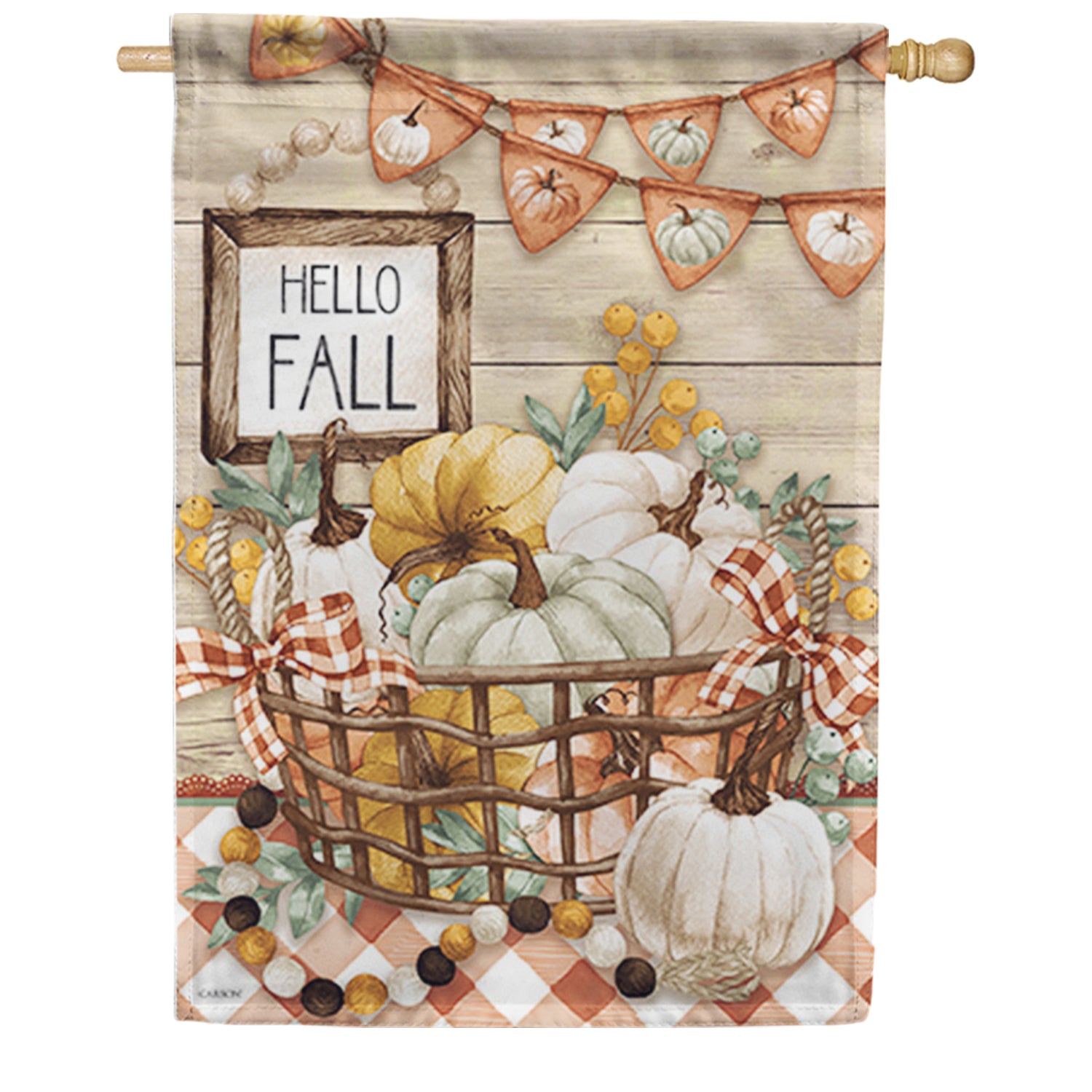 Pumpkin Collection Dura Soft House Flag