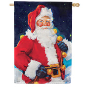 Santa's Big Night Dura Soft House Flag