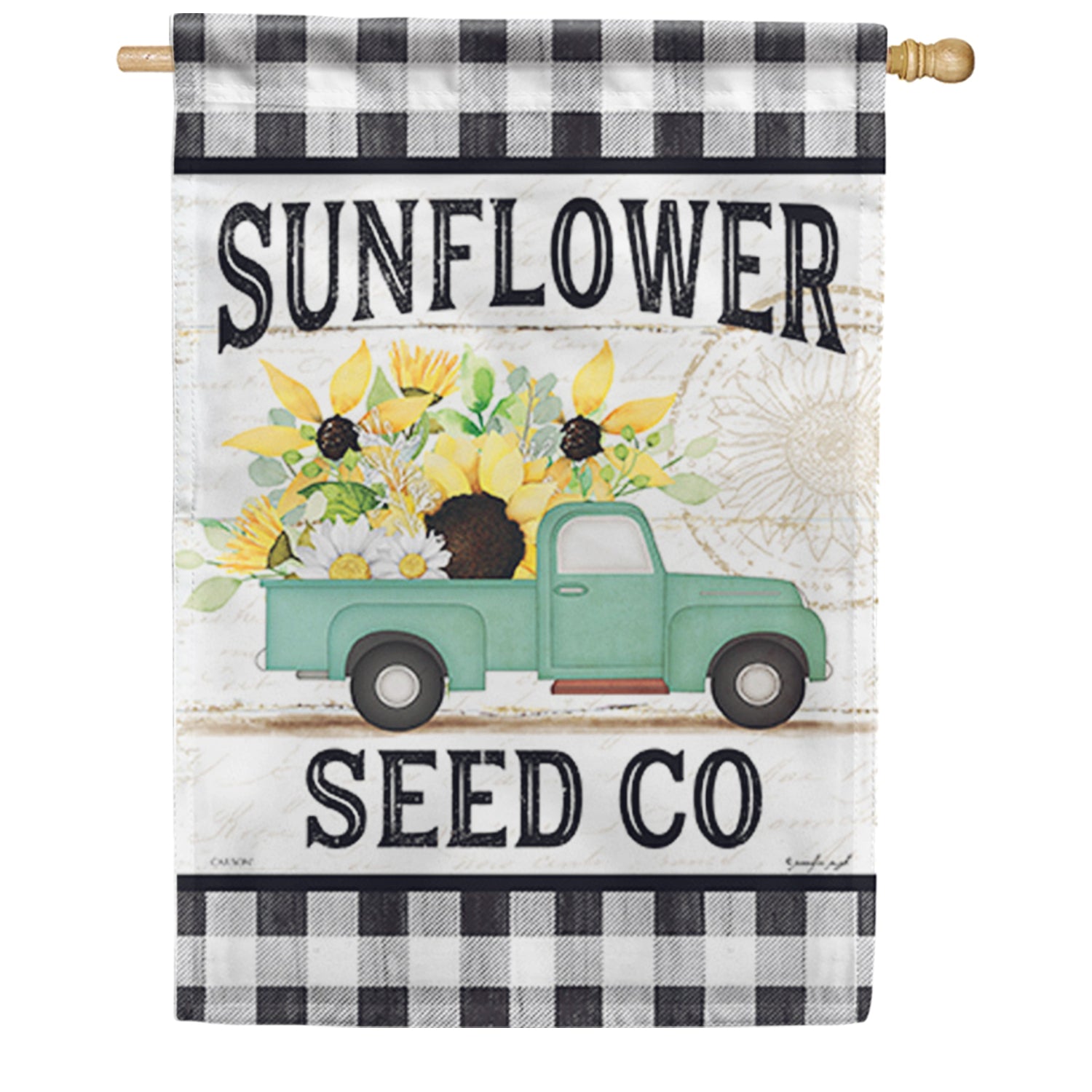 Sunflower Seed Co. Dura Soft House Flag