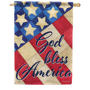 Stitches Stars & Stripes Dura Soft House Flag
