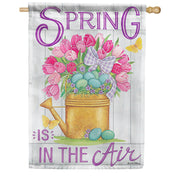 Easter Watering Can Dura Soft House Flag