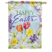 Spring Floral Dura Soft House Flag