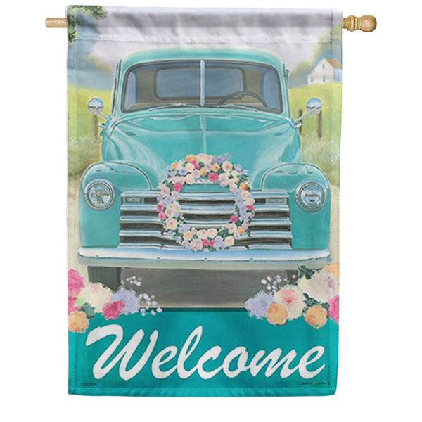 Country Truck Dura Soft House Flag