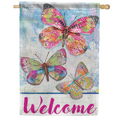 Butterfly Trio Dura Soft House Flag