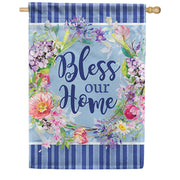 Summer Wreath Dura Soft House Flag