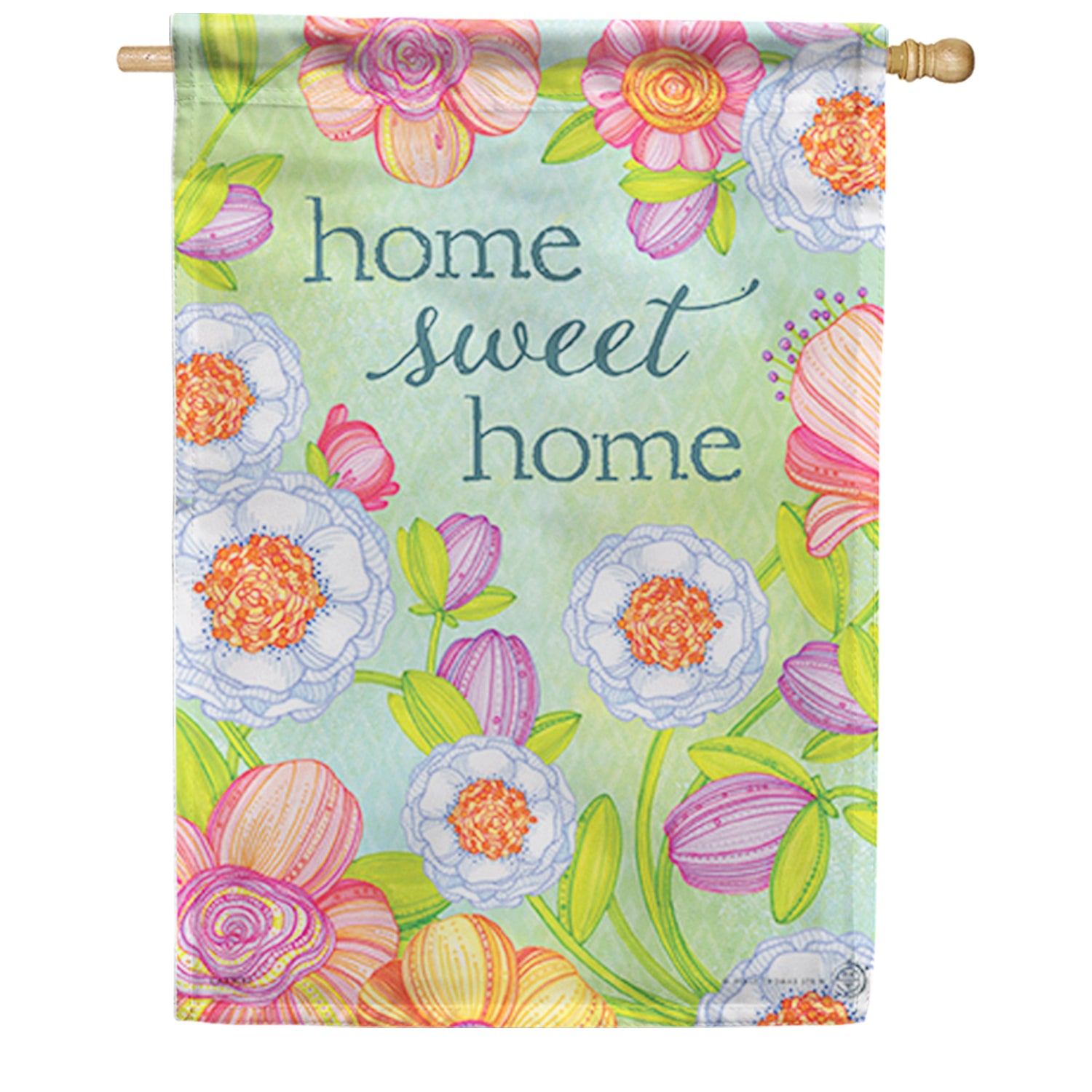 Wild Flowers Dura Soft House Flag