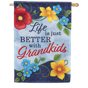 Grandkids Dura Soft House Flag