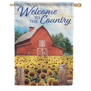 Welcome to the Country Dura Soft House Flag