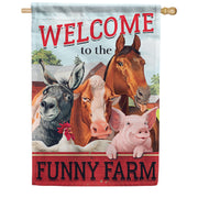 Funny Farm Dura Soft House Flag