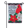 Peace & Joy Applique Garden Flag