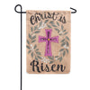 Easter Cross Applique Garden Flag
