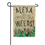Alexa Applique Garden Flag