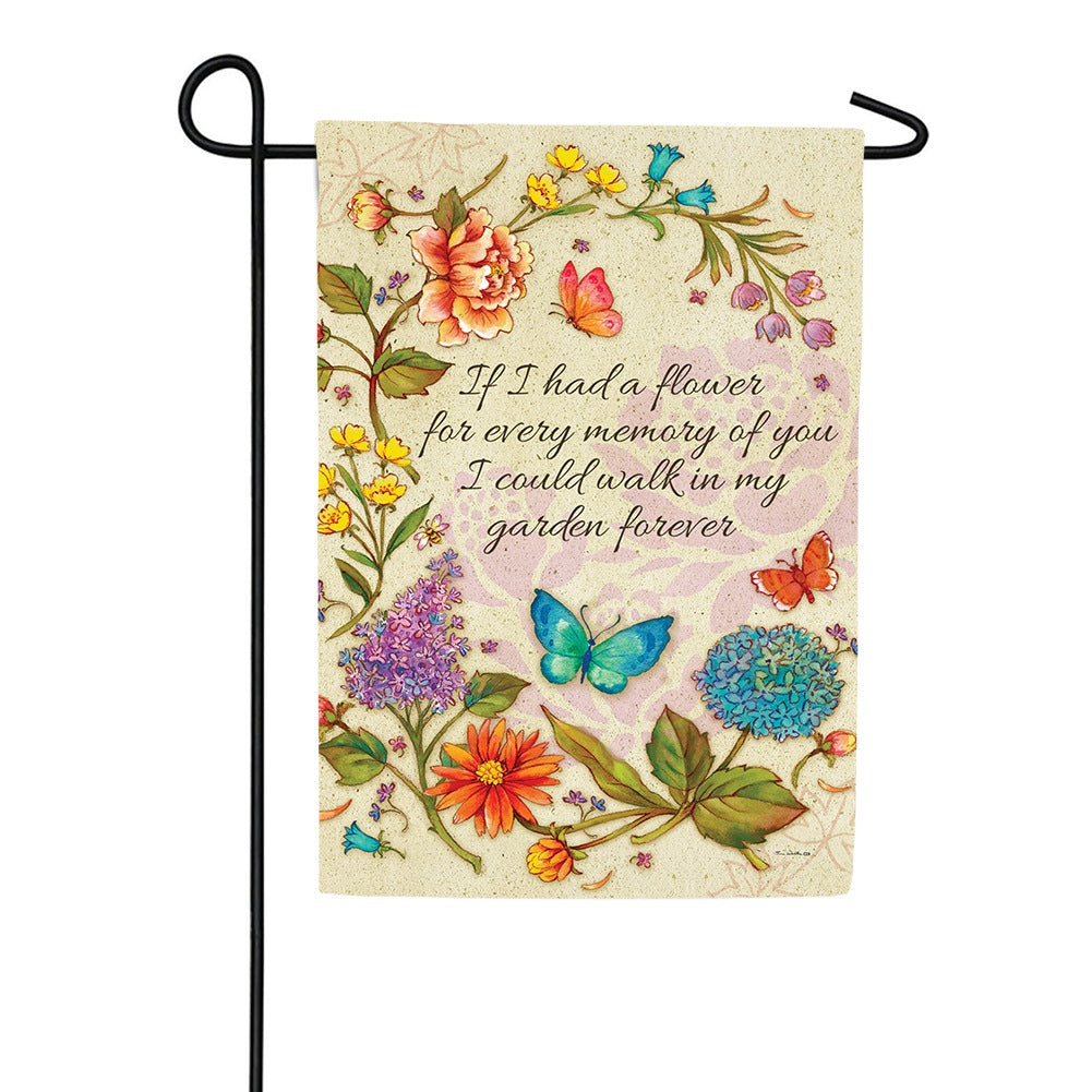 If I Had A Flower Garden Flag