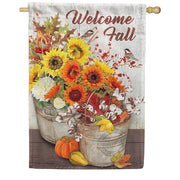 Sunflowers and Cotton House Flag