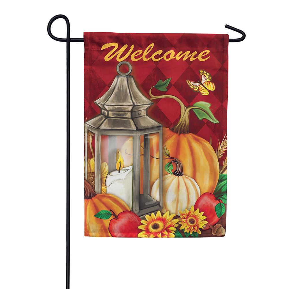 Pumpkin Lantern Garden Flag