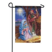 Mary and Joesph Garden Flag
