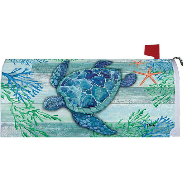 Sea Turtle Mailbox Cover