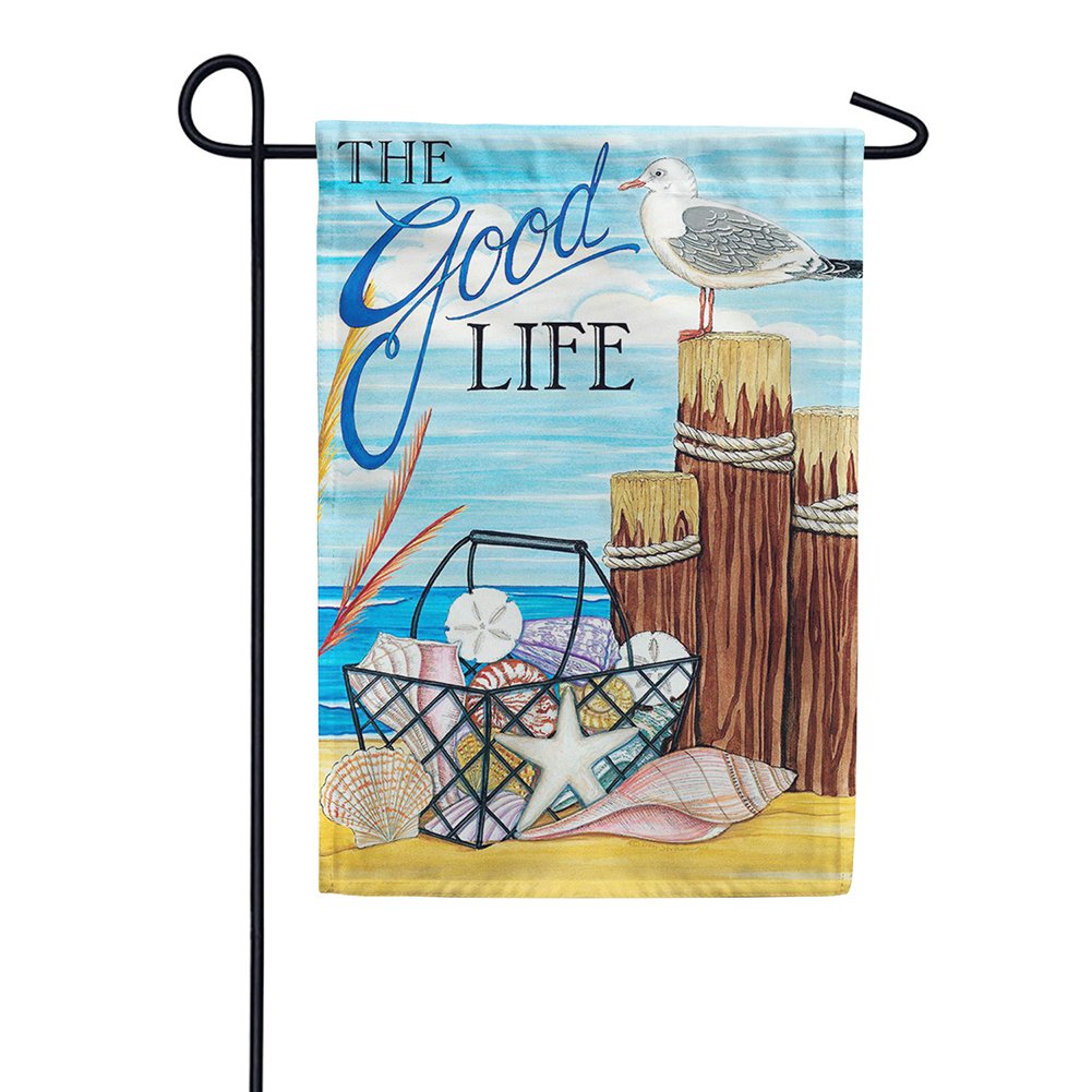 The Good Life Garden Flag
