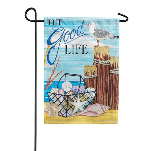 The Good Life Garden Flag