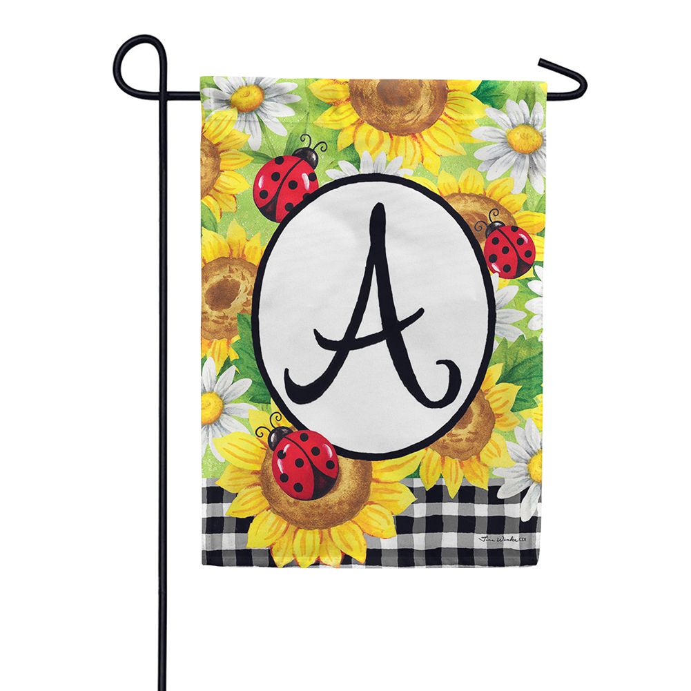 Sunflower Ladybug A Garden Flag