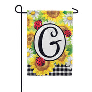 Sunflower Ladybug G Garden Flag