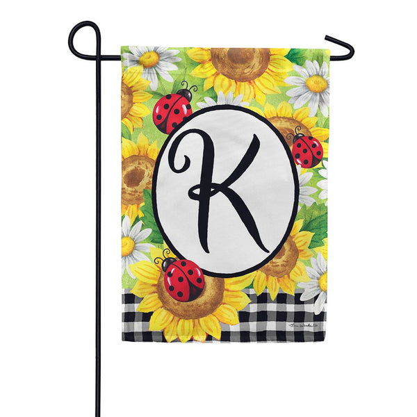 Sunflower Ladybug K Garden Flag